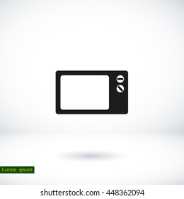 Microwave oven icon