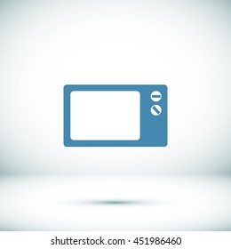Microwave oven icon