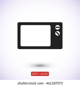 Microwave oven icon