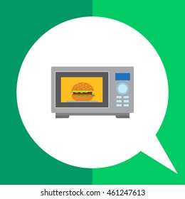Microwave oven icon