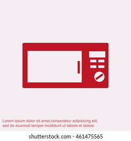 Microwave oven icon