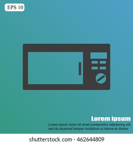 Microwave oven icon