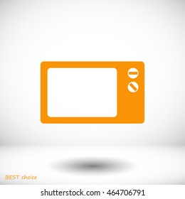 Microwave oven icon