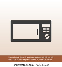 Microwave oven icon