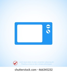 Microwave oven icon