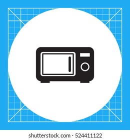 Microwave oven icon