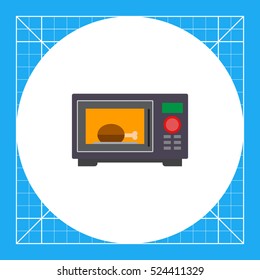 Microwave oven icon