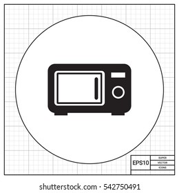Microwave oven icon