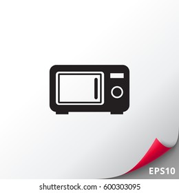 Microwave oven icon