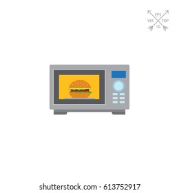 Microwave oven icon