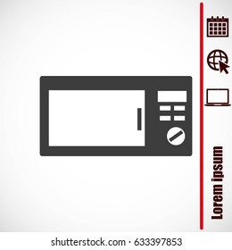 Microwave oven icon