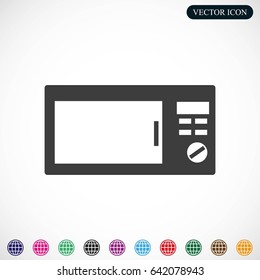 Microwave oven icon