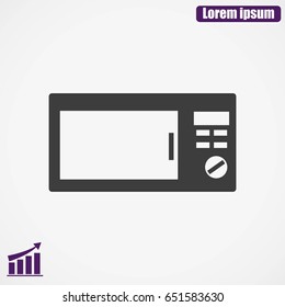 Microwave oven icon