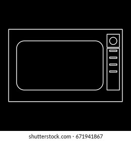 Microwave oven   icon .