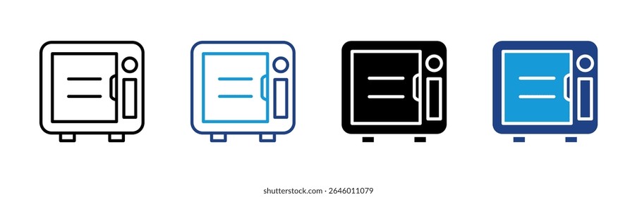 Elemento de ícone de forno de micro-ondas para design