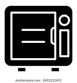 Elemento de ícone de forno de micro-ondas para design