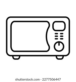 Microwave oven icon. Kitchen appliance icon. Simple microwave oven icon for templates, web design and infographics.
