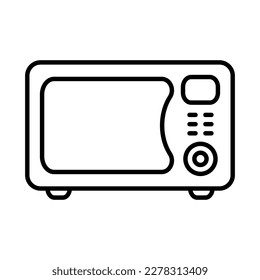 Icono del horno microondas. Icono de dispositivo de cocina. Icono simple de horno microondas para plantillas, diseño web e infografías.