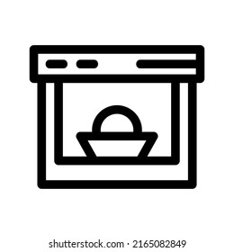 microwave oven icon or logo isolated sign symbol vector illustration - high quality black style vector icons
