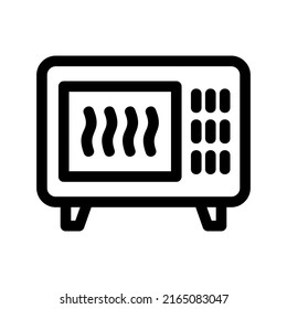 microwave oven icon or logo isolated sign symbol vector illustration - high quality black style vector icons
