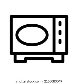 microwave oven icon or logo isolated sign symbol vector illustration - high quality black style vector icons

