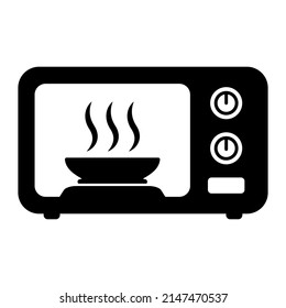 Microwave oven icon. Simple microwave oven icon for templates, web design and infographics.