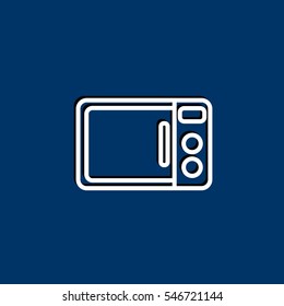  Microwave oven icon Vector.