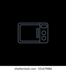  Microwave oven icon Vector.