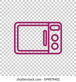  Microwave oven icon Vector.