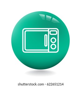  Microwave oven icon Vector.
