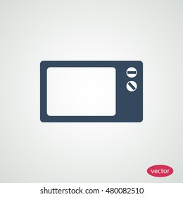Microwave oven icon, vector best flat icon, EPS