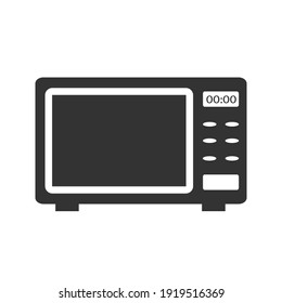 Microwave oven icon. Vector illustration.