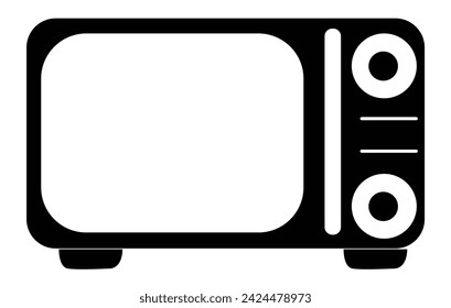 Microwave oven icon vector sign symbol. Vector illustration. Eps file 218.