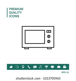 Microwave Oven linear icon