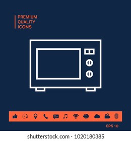 Microwave Oven linear icon