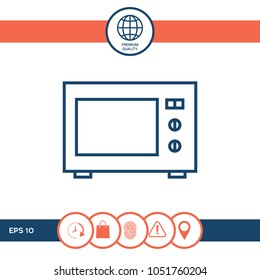 Microwave Oven linear icon