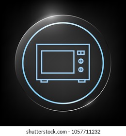 Microwave Oven linear icon