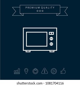 Microwave Oven linear icon