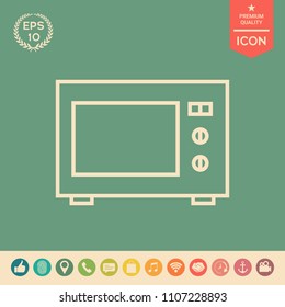 Microwave Oven linear icon