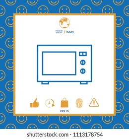 Microwave Oven linear icon
