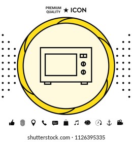 Microwave Oven linear icon
