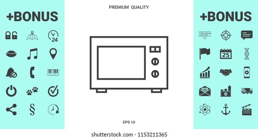 Microwave Oven linear icon