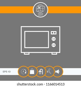 Microwave Oven linear icon