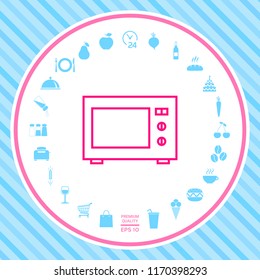 Microwave Oven linear icon