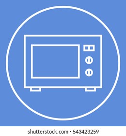 Microwave Oven linear icon