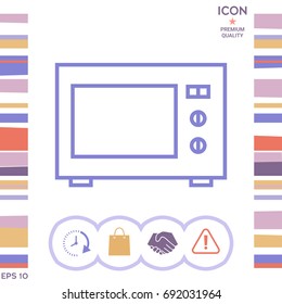 Microwave Oven linear icon