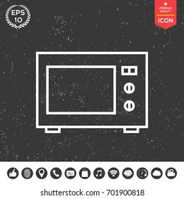 Microwave Oven linear icon