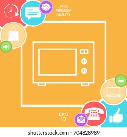 Microwave Oven linear icon