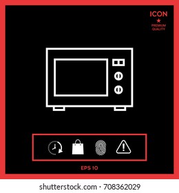 Microwave Oven linear icon