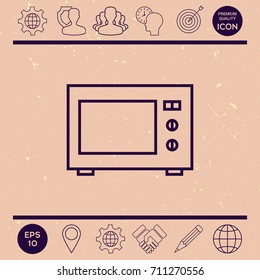 Microwave Oven linear icon
